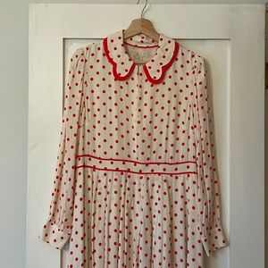 Boden polk-a-dot dress NW